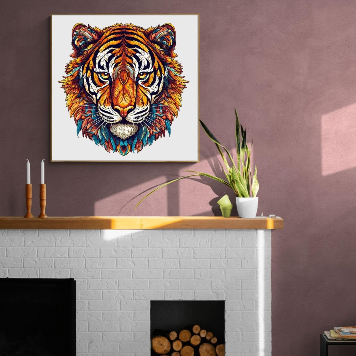 Brave Tiger Wooden Jigsaw Puzzle - KAAYEE Puzzle
