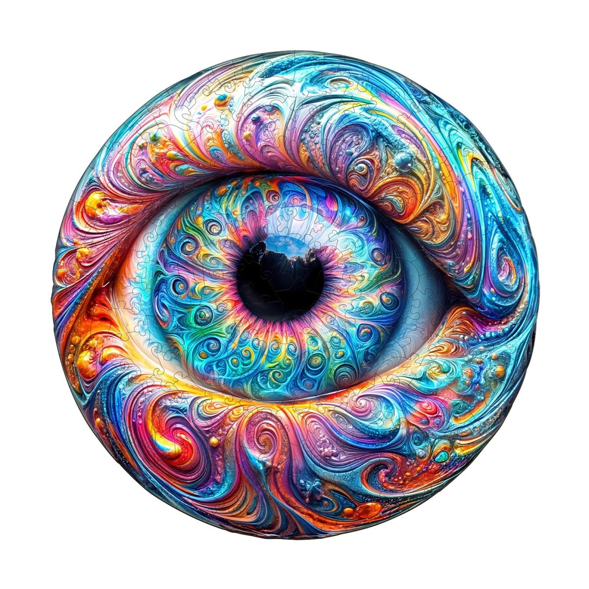 Brilliant eyes Wooden Jigsaw Puzzle - KAAYEE Puzzle