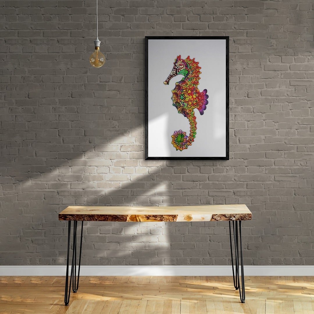 BRILLIANT SEA HORSE Wooden Jigsaw Puzzle - KAAYEE Puzzle