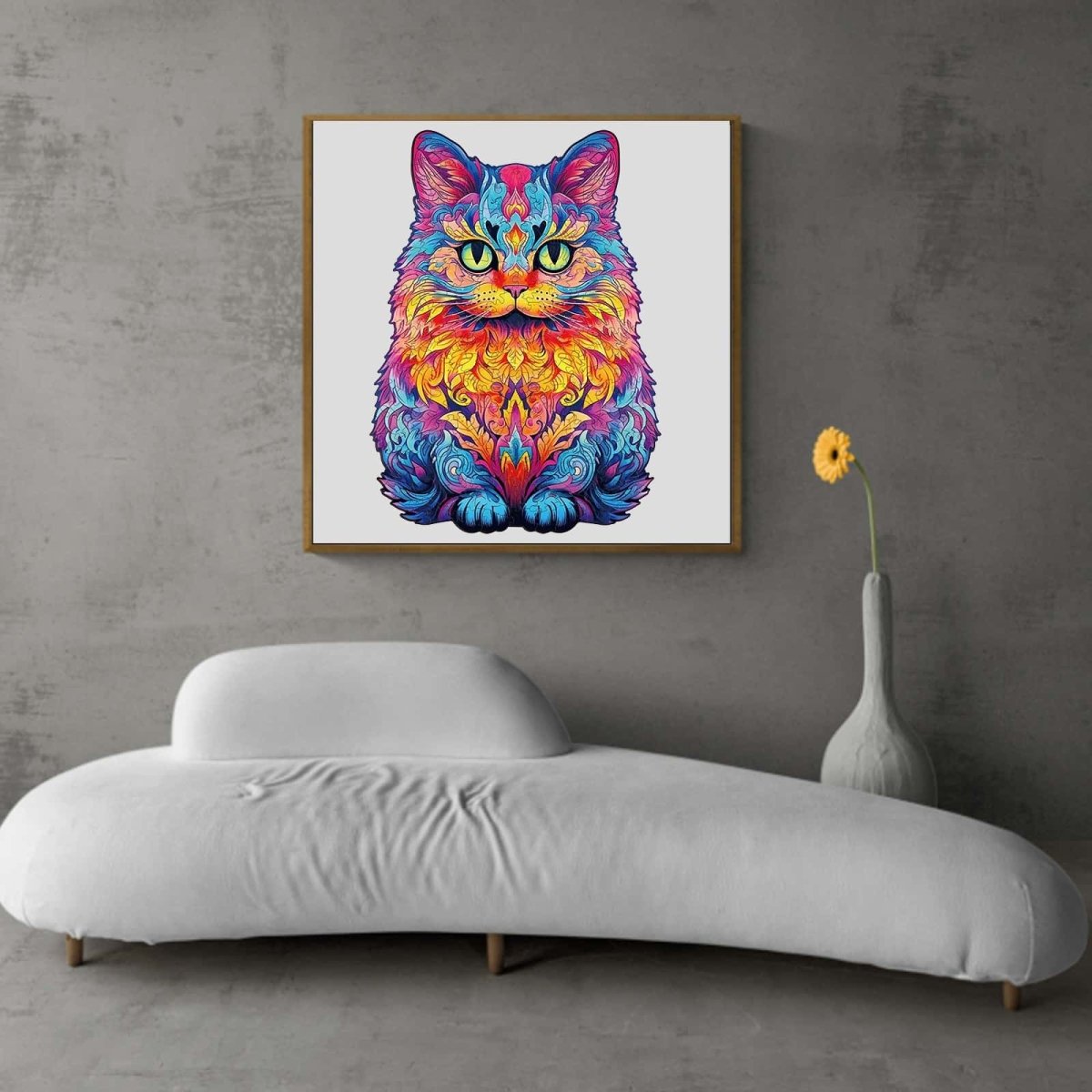 British shorthair Wooden Jigsaw Puzzle - KAAYEE Puzzle