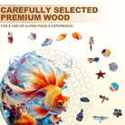 Bubble Goldfish Wooden Jigsaw Puzzle - KAAYEE Puzzle