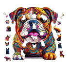 Bulldog Wooden Jigsaw Puzzle - KAAYEE Puzzle