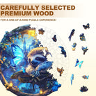 Butterfly and Sloth - 2 Wooden Jigsaw Puzzle - KAAYEE Puzzle