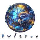 Butterfly and Sloth - 2 Wooden Jigsaw Puzzle - KAAYEE Puzzle