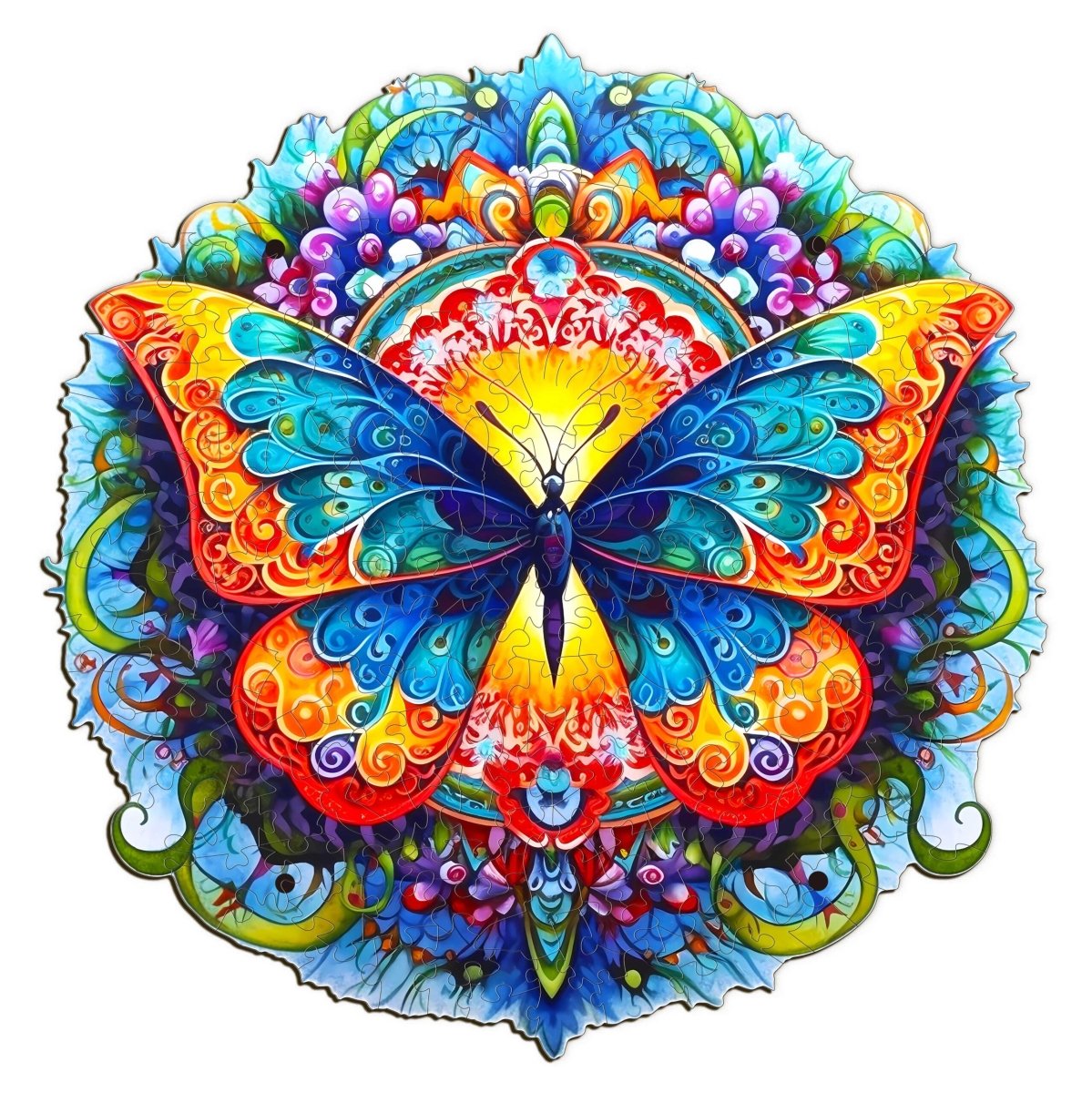 Butterfly Wooden Jigsaw Puzzle - KAAYEE Puzzle