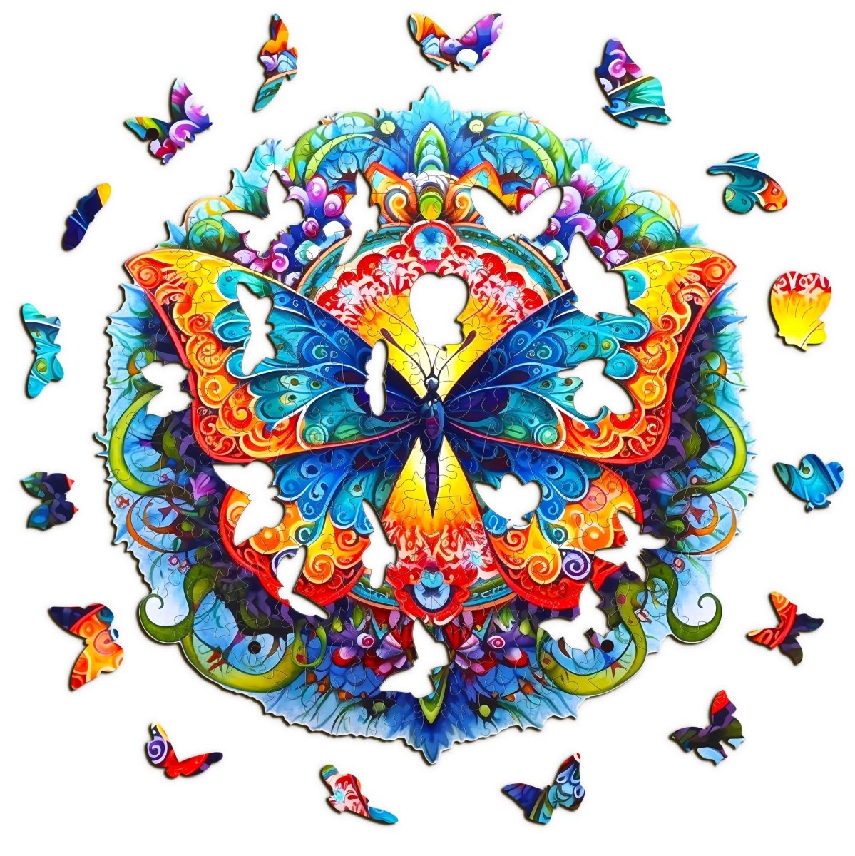 Butterfly Wooden Jigsaw Puzzle - KAAYEE Puzzle