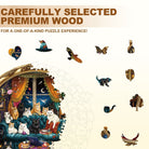 Cat Party Night Wooden Jigsaw Puzzle - KAAYEE Puzzle