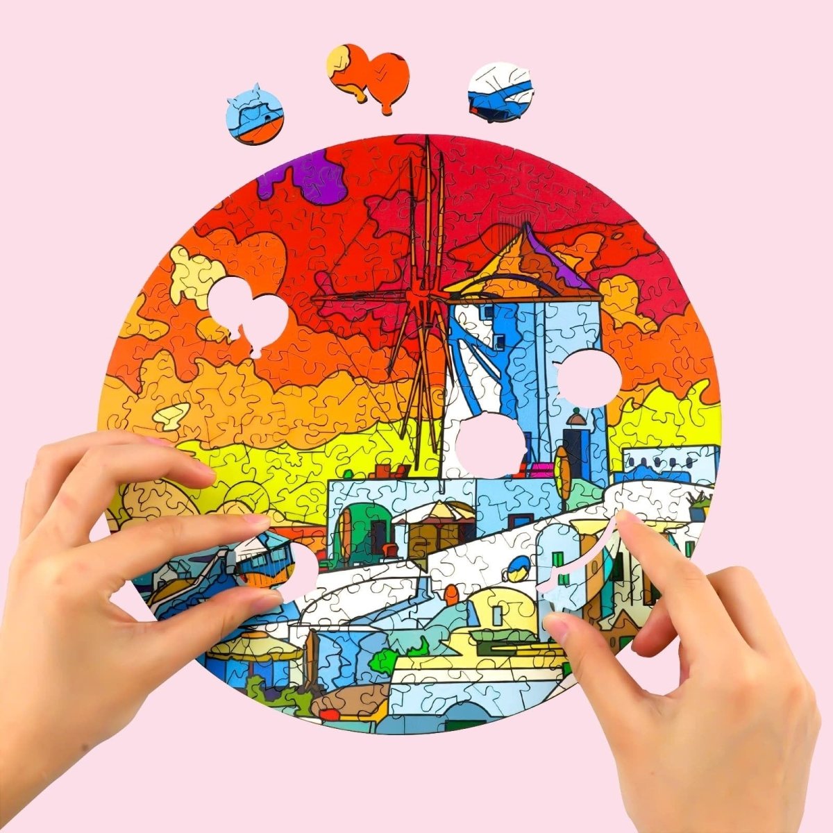 CHARMING AEGEAN SEA Wooden Jigsaw Puzzle - KAAYEE Puzzle