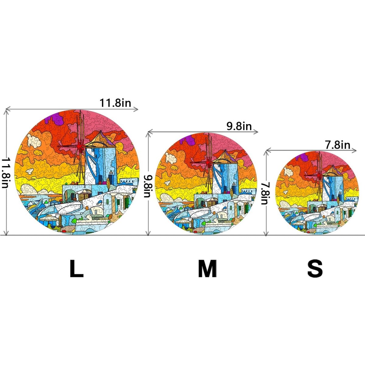 CHARMING AEGEAN SEA Wooden Jigsaw Puzzle - KAAYEE Puzzle