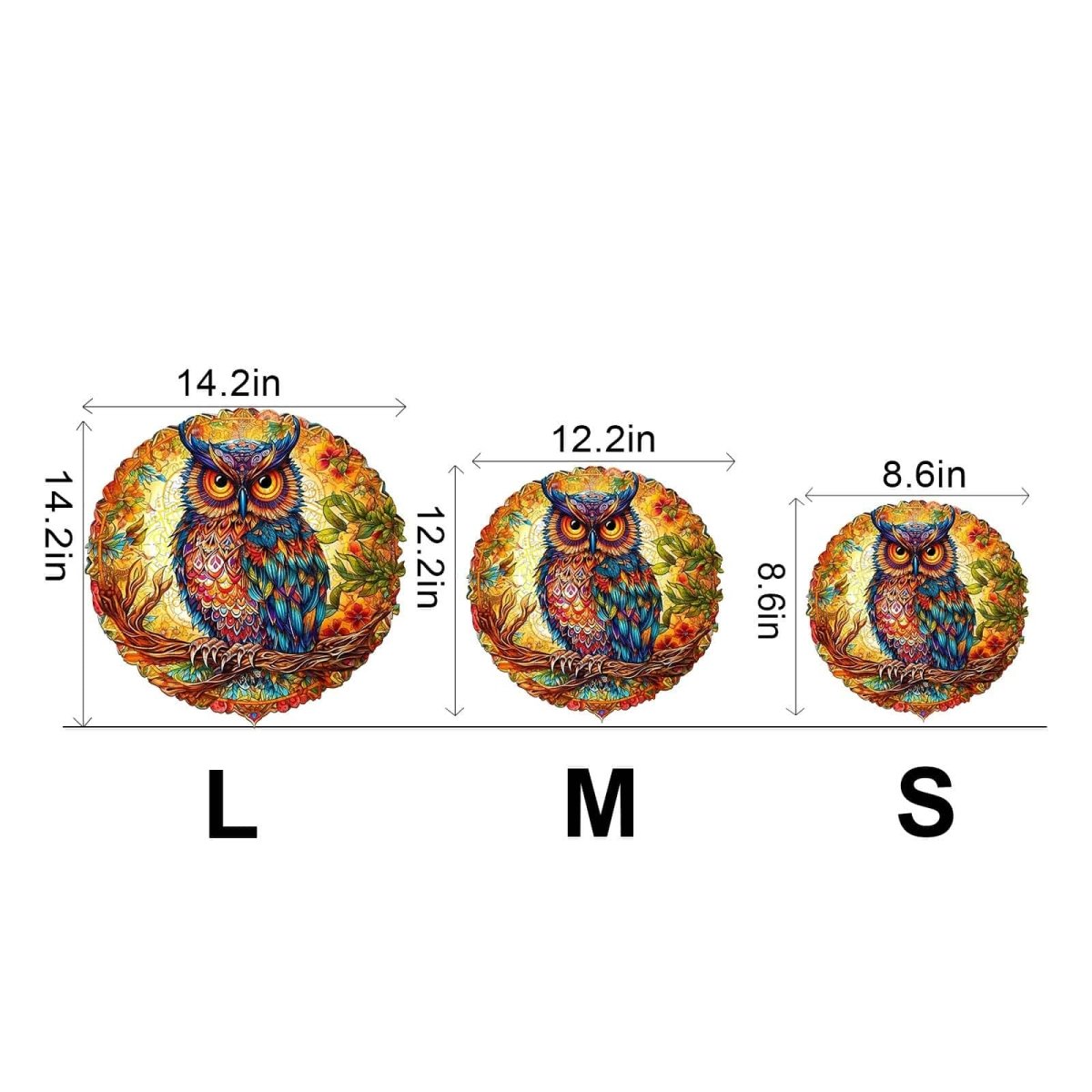 Charming Owl Wooden Jigsaw Puzzle - KAAYEE Puzzle