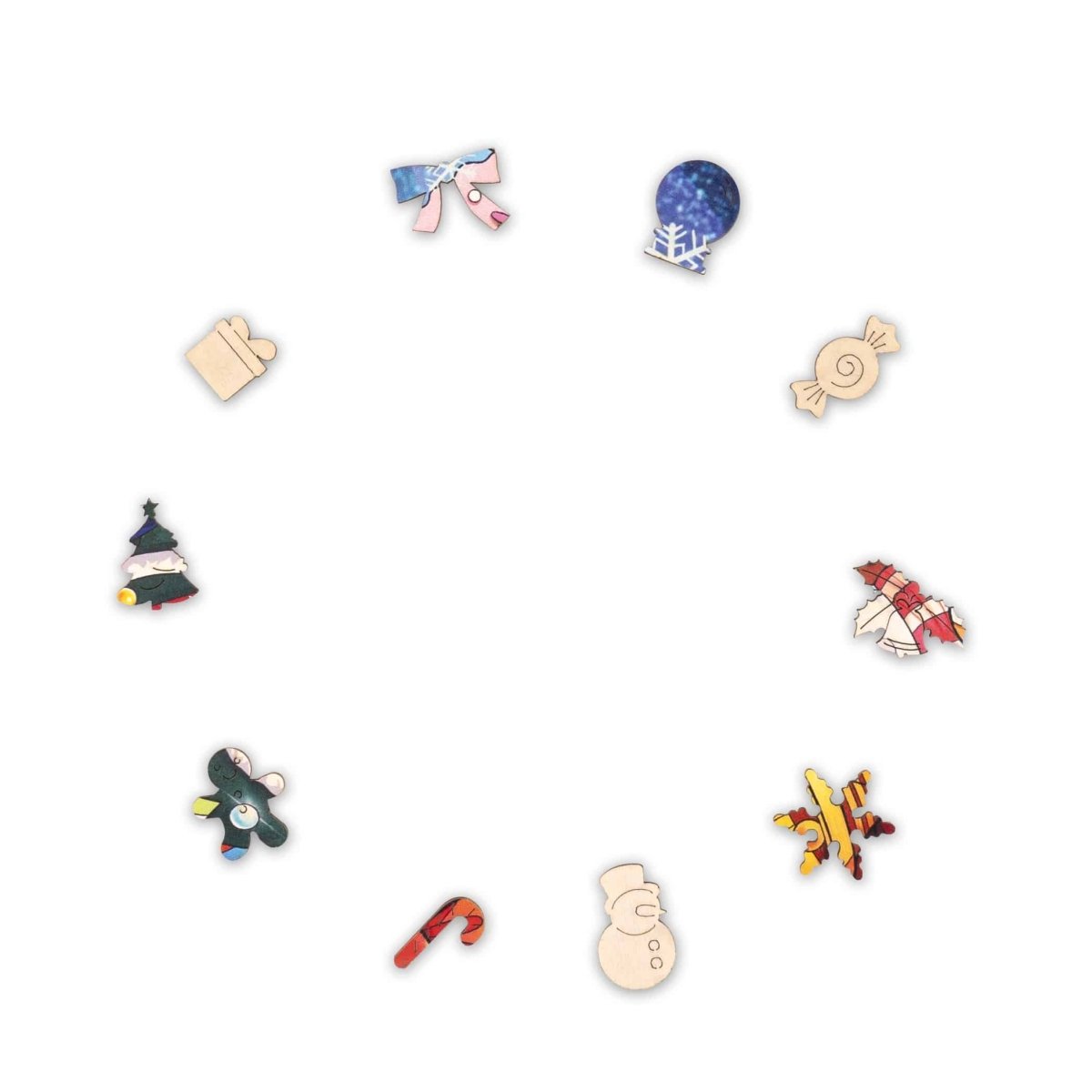 CHRISTMAS CRYSTAL BALL Wooden Jigsaw Puzzle - KAAYEE Puzzle