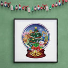 CHRISTMAS CRYSTAL BALL Wooden Jigsaw Puzzle - KAAYEE Puzzle