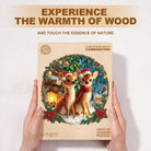 Christmas Deer Combination Wooden Jigsaw Puzzle - KAAYEE Puzzle