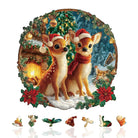 Christmas Deer Combination Wooden Jigsaw Puzzle - KAAYEE Puzzle