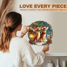 Christmas Deer Combination Wooden Jigsaw Puzzle - KAAYEE Puzzle