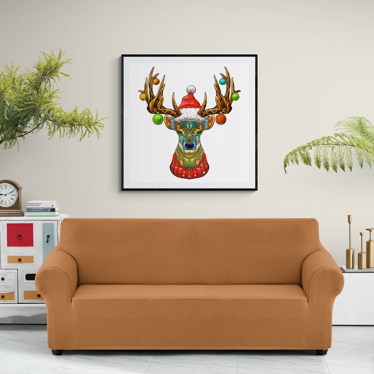 CHRISTMAS ELK Wooden Jigsaw Puzzle - KAAYEE Puzzle