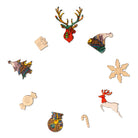 CHRISTMAS ELK Wooden Jigsaw Puzzle - KAAYEE Puzzle