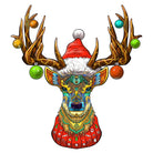 CHRISTMAS ELK Wooden Jigsaw Puzzle - KAAYEE Puzzle