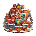 Christmas gift house Wooden Jigsaw Puzzle - KAAYEE Puzzle