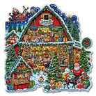 Christmas Grocery Store Wooden Jigsaw Puzzle - KAAYEE Puzzle