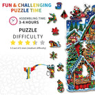 Christmas Grocery Store Wooden Jigsaw Puzzle - KAAYEE Puzzle