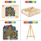 Christmas Grocery Store Wooden Jigsaw Puzzle - KAAYEE Puzzle