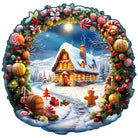 Christmas House Wooden Jigsaw Puzzle - KAAYEE Puzzle