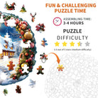 Christmas House Wooden Jigsaw Puzzle - KAAYEE Puzzle