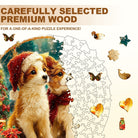 Christmas Puppy Mix Wooden Jigsaw Puzzle - KAAYEE Puzzle