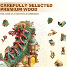 Christmas Snow Boot Hut Wooden Jigsaw Puzzle - KAAYEE Puzzle