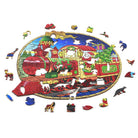 CHRISTMAS TRAIN Wooden Jigsaw Puzzle - KAAYEE Puzzle