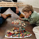 Christmas Train Wooden Jigsaw Puzzle - KAAYEE Puzzle