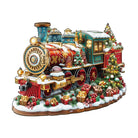 Christmas Train Wooden Jigsaw Puzzle - KAAYEE Puzzle