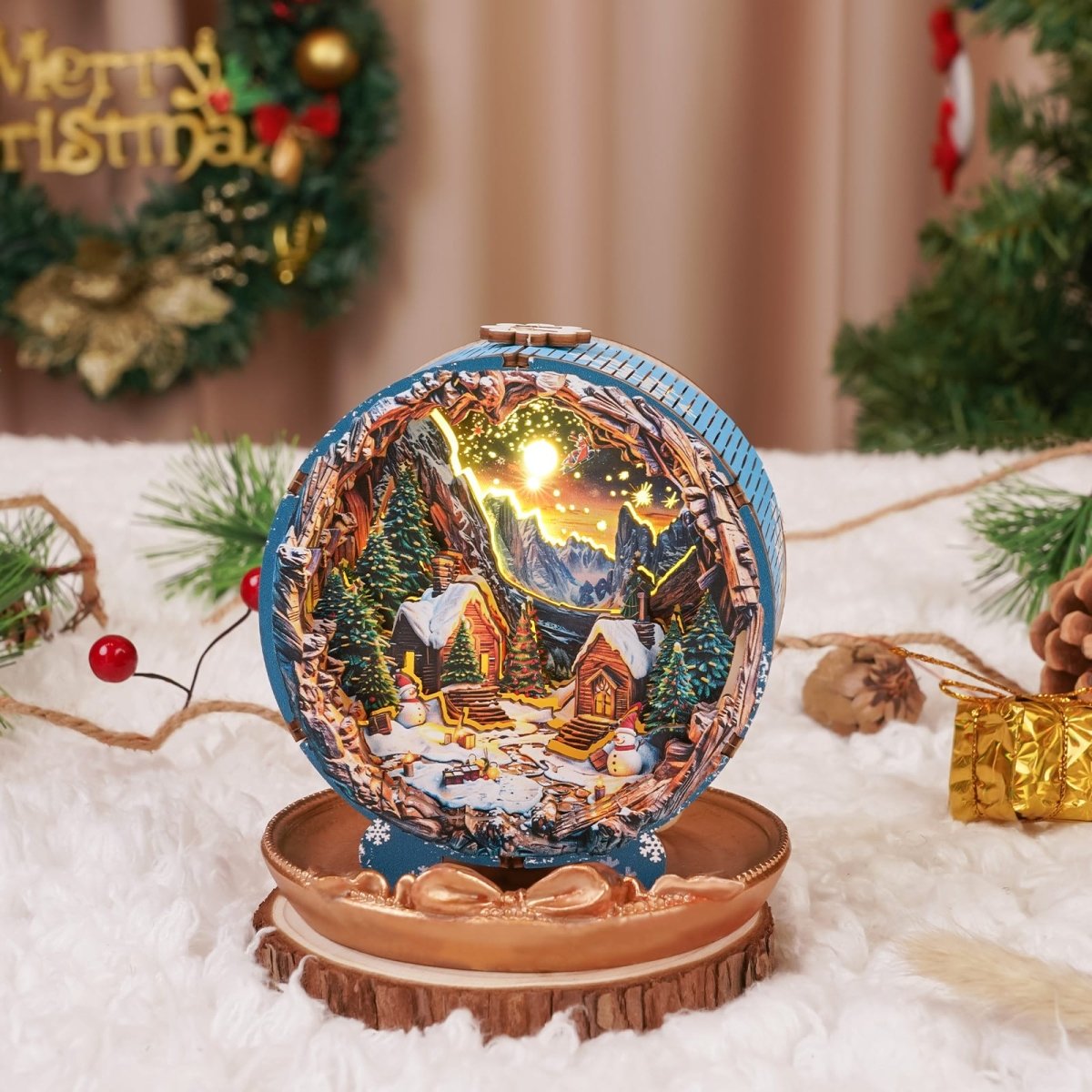 Christmas Village Night Light - KAAYEE Puzzle