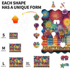 City of Fireworks Wooden Jigsaw Puzzle - KAAYEE Puzzle