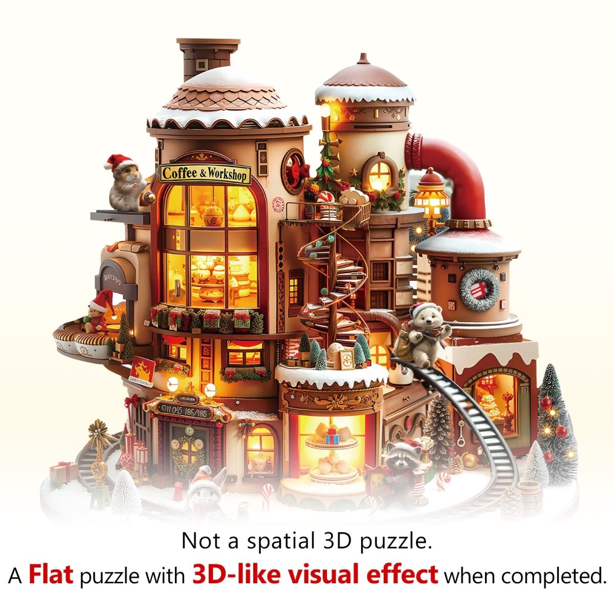 Coffee Workshop Wooden Jigsaw Puzzle - KAAYEE Puzzle