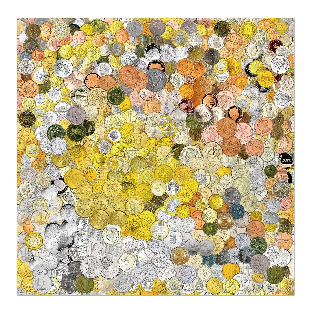 Coin Art Wooden Jigsaw Puzzle - KAAYEE Puzzle
