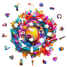 Color Rhapsody Wooden Jigsaw Puzzle - KAAYEE Puzzle