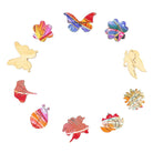 COLORFUL BUTTERFLIES Wooden Jigsaw Puzzle - KAAYEE Puzzle