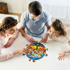 Colorful Glass Tree Wooden Jigsaw Puzzle - KAAYEE Puzzle