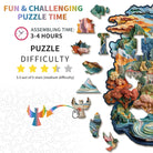 Colorful Temple Wooden Jigsaw Puzzle - KAAYEE Puzzle