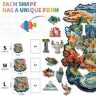 Colorful Temple Wooden Jigsaw Puzzle - KAAYEE Puzzle