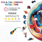 Colorful Universe Wooden Jigsaw Puzzle - KAAYEE Puzzle