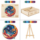 Colorful Universe Wooden Jigsaw Puzzle - KAAYEE Puzzle