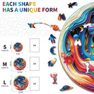 Colorful Universe Wooden Jigsaw Puzzle - KAAYEE Puzzle