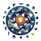 Cosmic Radiance Wooden Jigsaw Puzzle - KAAYEE Puzzle