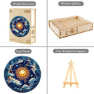 Cosmic Radiance Wooden Jigsaw Puzzle - KAAYEE Puzzle