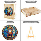 Cosmic Watcher Wooden Jigsaw Puzzle - KAAYEE Puzzle