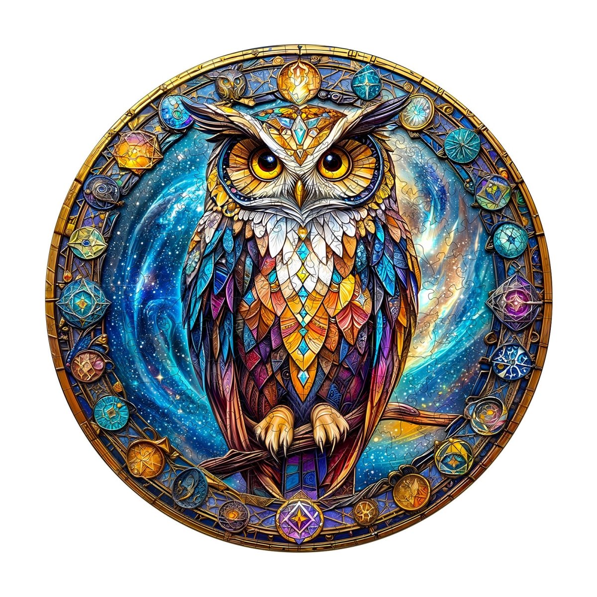 Cosmic Watcher Wooden Jigsaw Puzzle - KAAYEE Puzzle