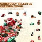Crazy Christmas Wooden Jigsaw Puzzle - KAAYEE Puzzle